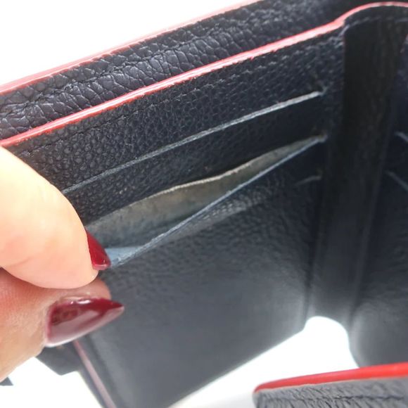 Louis Vuitton Victorine Wallet Navy Monogram Empreinte Leather - Picture 11 of 12